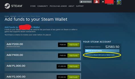How to Purchase Steam Wallet Code (PH) with .